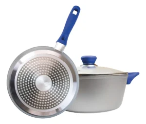Set de 2 Sartenes de Zafiro con Tapa Flavor Pan – Aptas para Inducción
