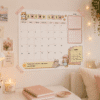 planner mensual 2026 imprimible pdf | agenda cute aesthetic